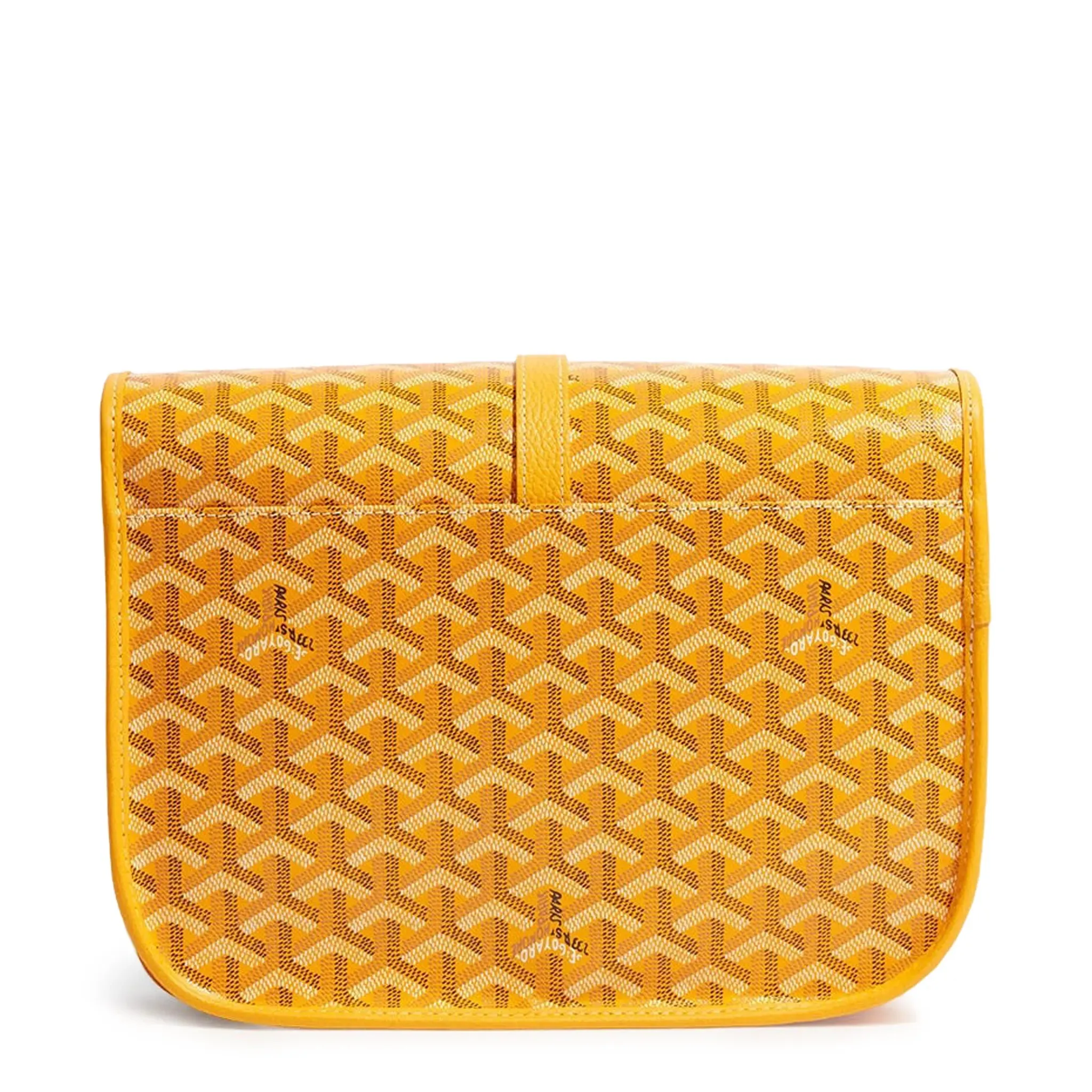 Goyard Goyardine Belvedere II Yellow MM Messenger Bag