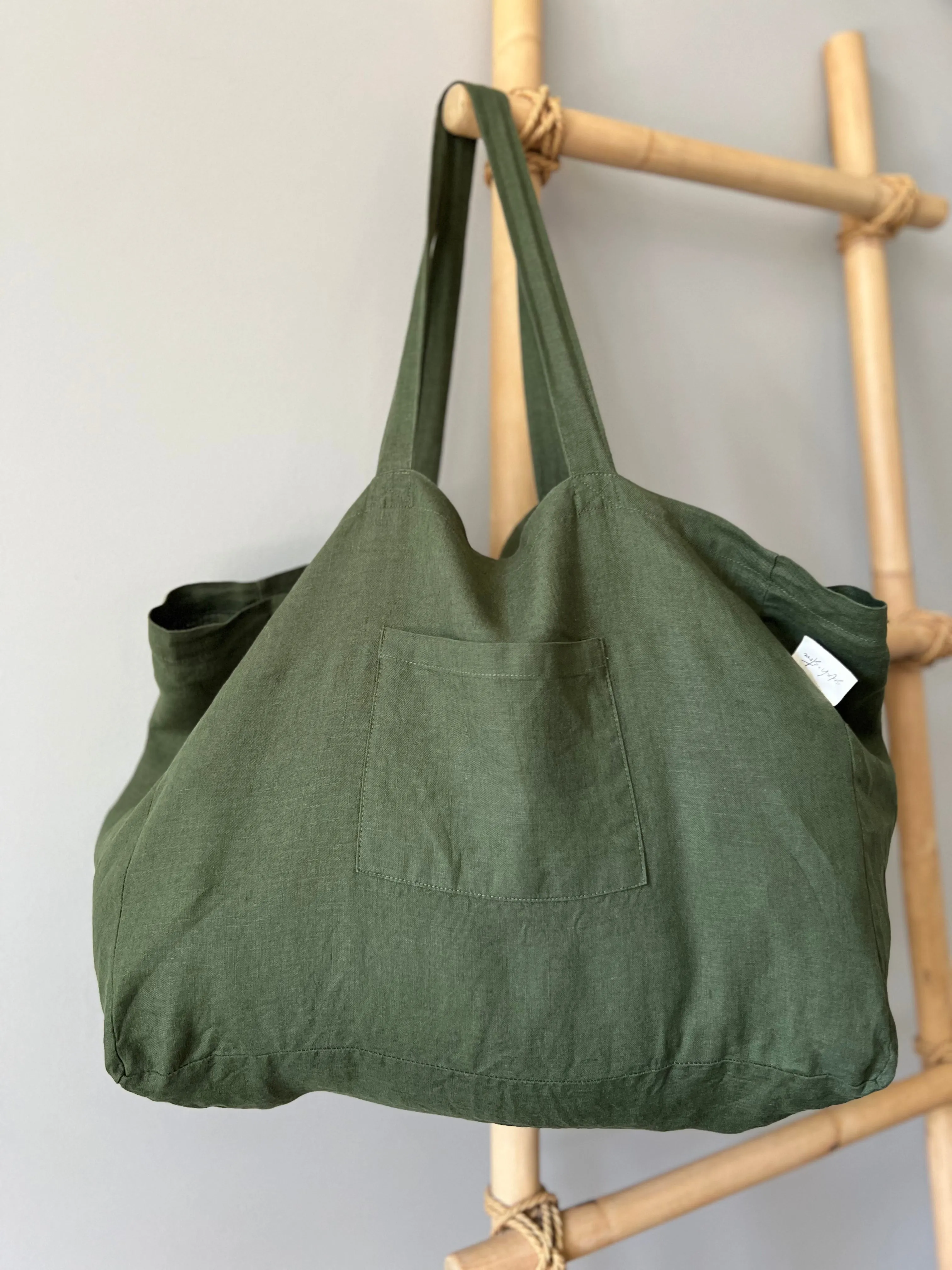 Linen Tote - Forest - Gift With Purchase ($430 or more)