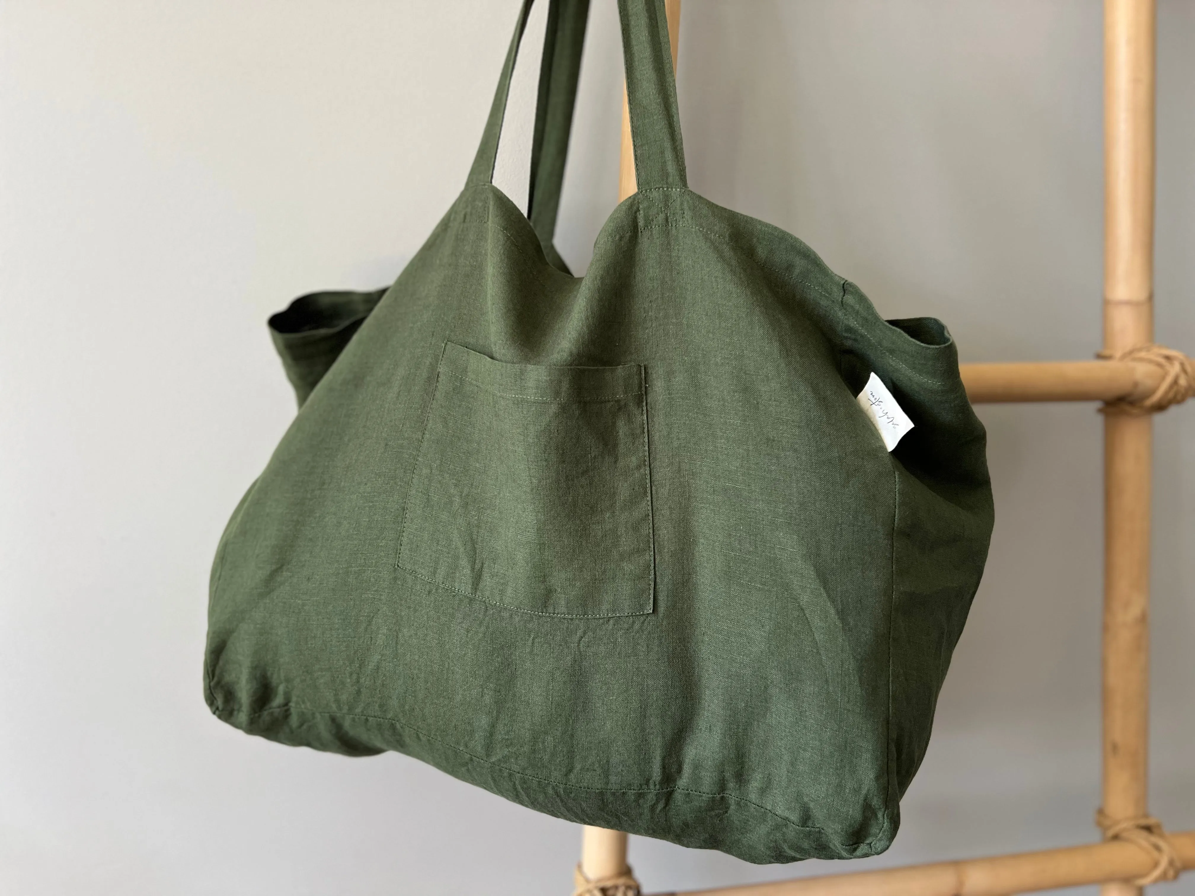 Linen Tote - Forest - Gift With Purchase ($430 or more)