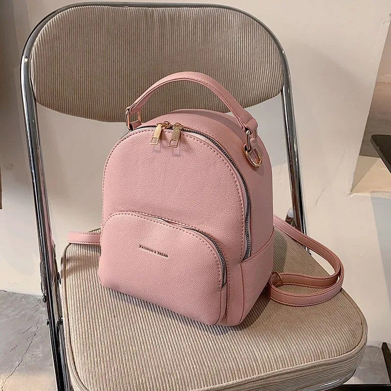 Luxury Brand Mini Backpack Leather Designer Cute Back Pack Women Small Mochilas Para Mujer Travel Bagpack Fashion Bags for Women