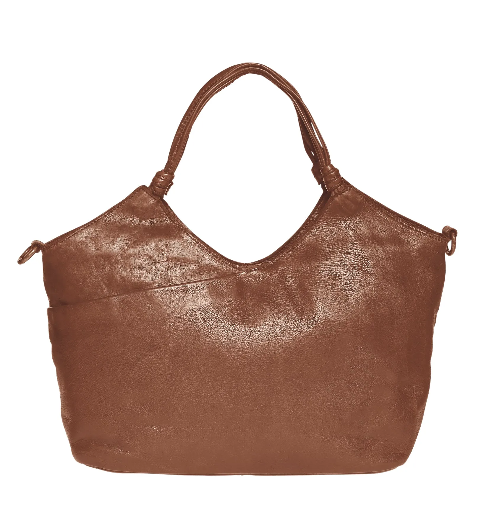 Modapelle - Cow VT Leather East Westhandbag | 7777TAN
