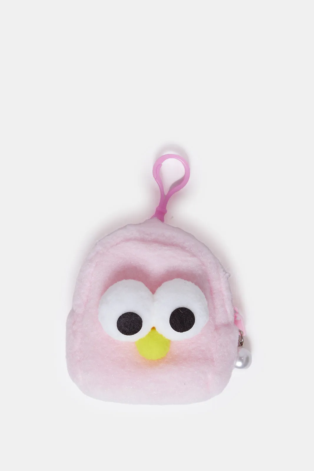Women Pink Embellished Bird Bag Add-On