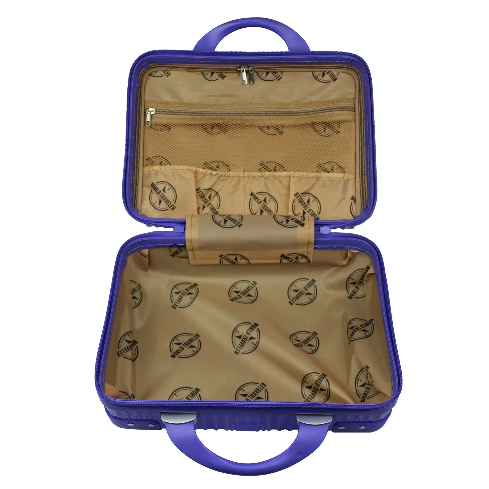 World Traveler Highways 2-Piece Hardside Carry-On Spinner Luggage Set